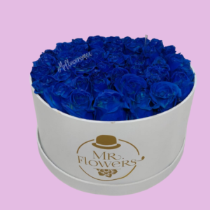 Caja con 50 Rosas Azules