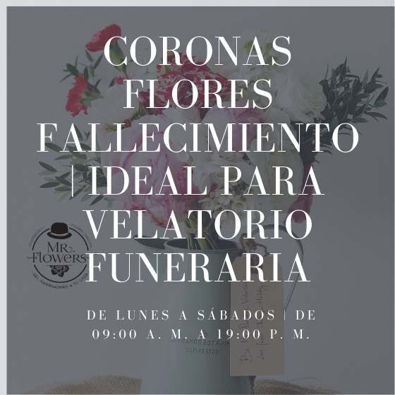 Coronas Flores Fallecimiento Ideal para Velatorio Funeraria‎