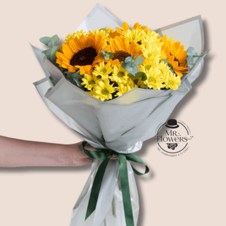 Bouquet de Girasoles y Margaritas