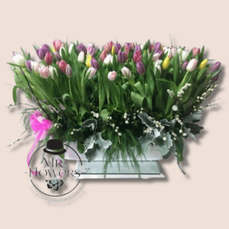 Arreglo-Floral-con-100-Tulipanes-1.png Arreglo Floral con 100 Tulipanes - Image 1