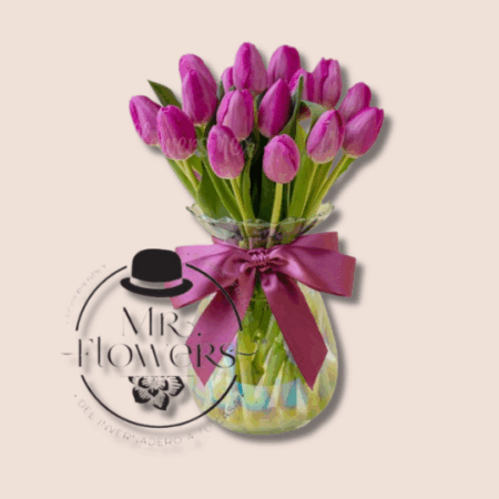 Arreglo Floral con 20 Tulipanes - Image 1
