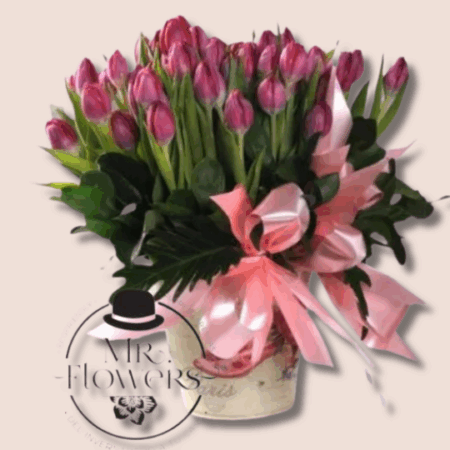 Arreglo Floral con 30 Tulipanes - Image 1