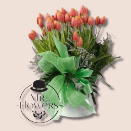 Arreglo Floral con 40 Tulipanes - Image 1