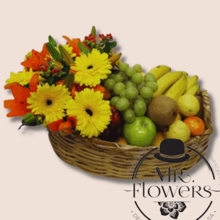 Arreglo Frutal con Gerberas - Image 1