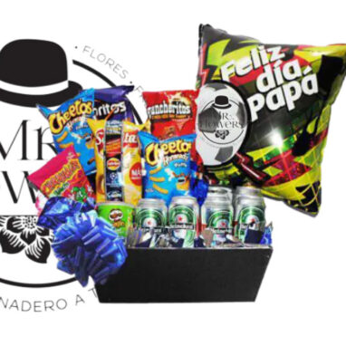 Arreglos para Hombres de Cumpleaños 6 Flores a domicilio -Arreglo con Cervezas Papas y Globo 1 1
