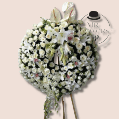 Perrito flores 34 Flores a domicilio -Corona Funebre Imperial 3