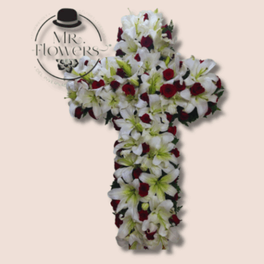 Cruz Fúnebre Ángeles | Delicada Cruz Fúnebre Memorial