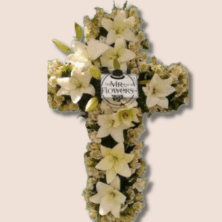Cruz Fúnebre Mediana Elegante - Image 1