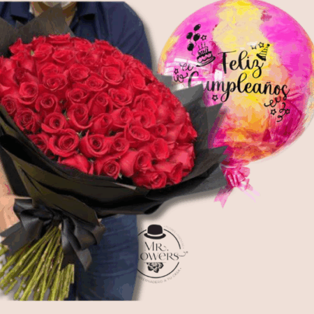 Paquete Ramo 100 Rosas - Image 1