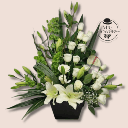 Pie de Caja Fúnebre Elegante - Image 1