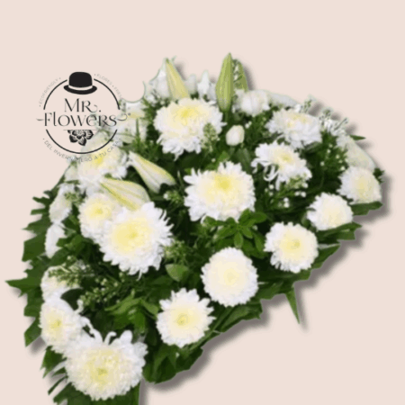 Pie de Caja Fúnebre Floral - Image 1