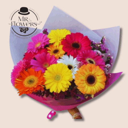 Ramo de 12 Gerberas - Image 1